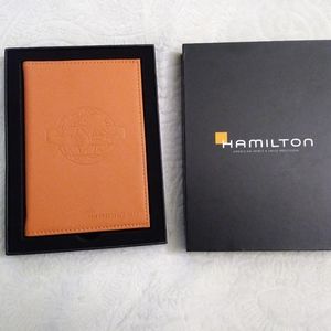 NIB Hamilton Watch Passport Holder